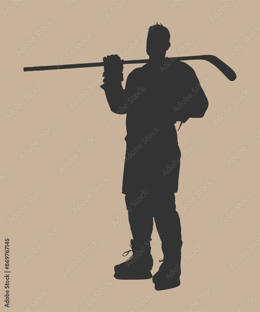 Hockey Player Silhouettes Hockey Player Silhouettes