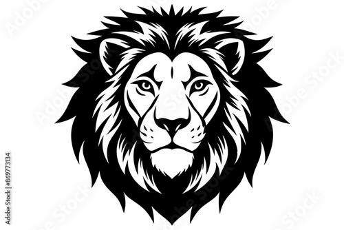 Lion Head Logo Vector Template Illustration Design © Creative design zone