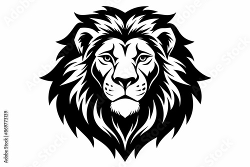 Lion Head Logo Vector Template Illustration Design © Creative design zone
