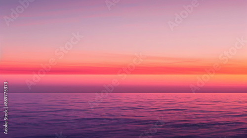 A peaceful gradient of sunset colors, from peach to deep purple © Best Designs