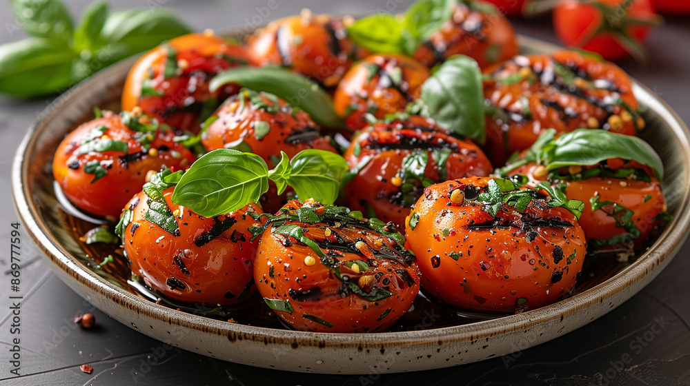 tomatoes with herbs tomatoes with herbs