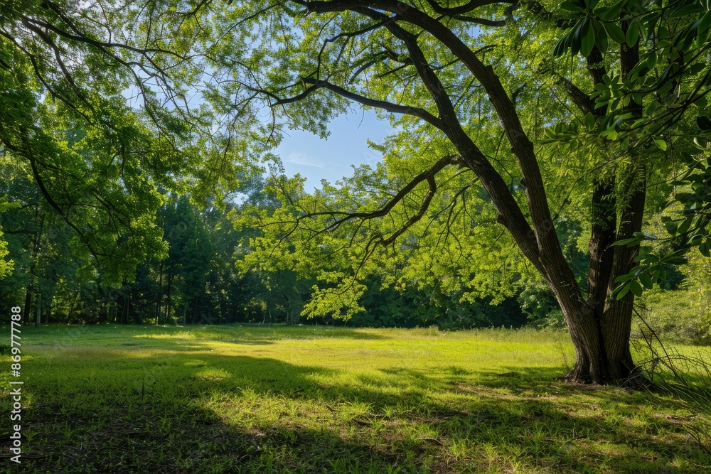Nature, Trees, Landscape image - generative ai Nature, Trees, Landscape image - generative ai