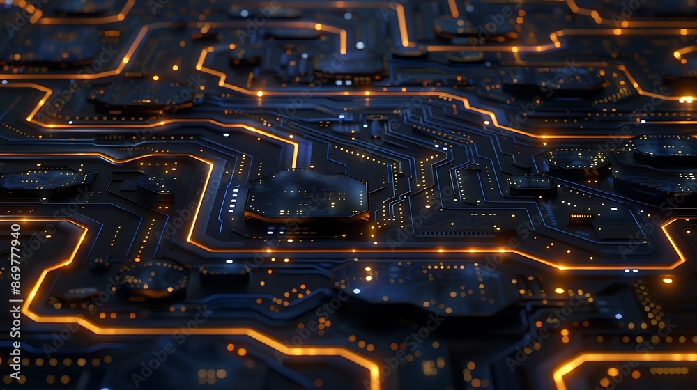 Computer Boot Electronic Circuit Board Image Computer Boot Electronic Circuit Board Image