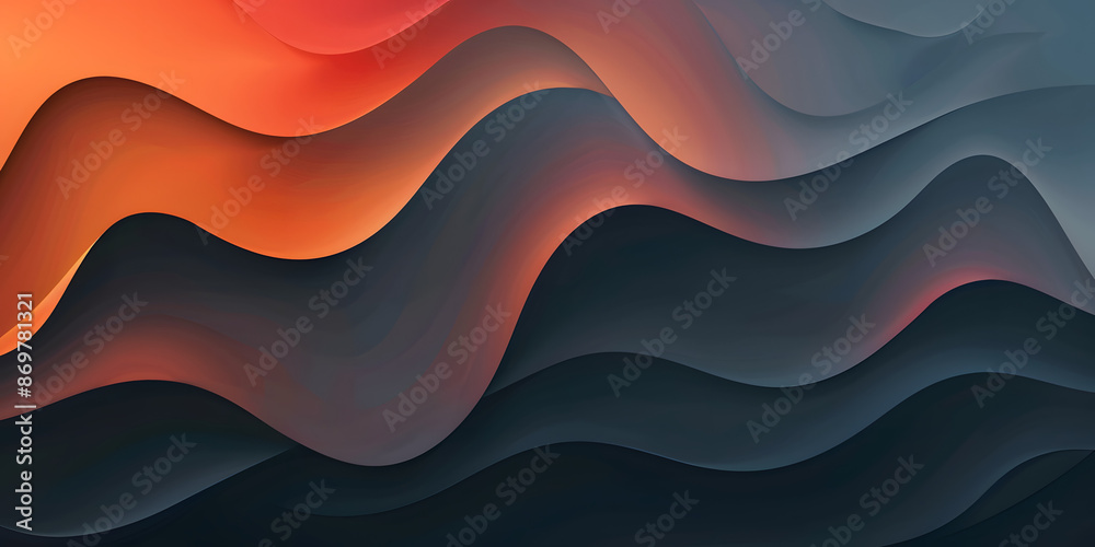 Obraz premium Abstract background with layered gradients and subtle textures, creating a sophisticated and elegant look, suitable for luxury products or high-end accessories 