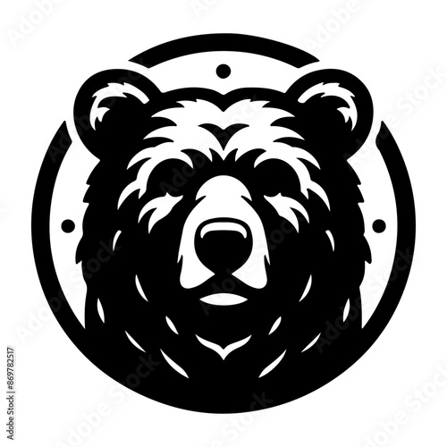 bear head vector