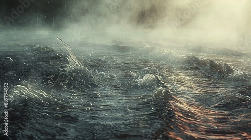  Water, Boat, Fog