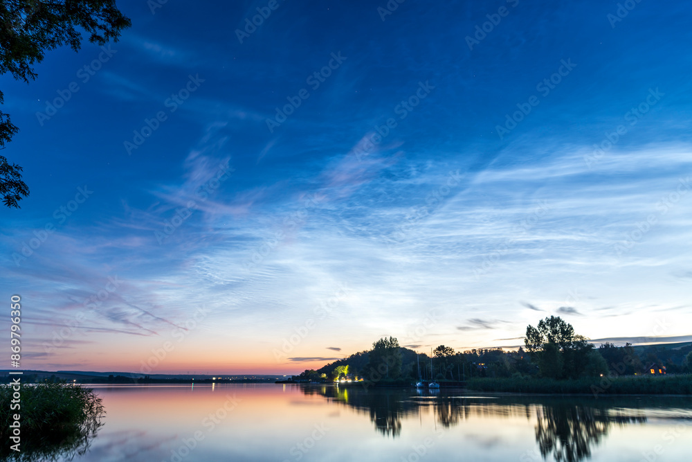 noctilucent clouds after sunset noctilucent clouds after sunset