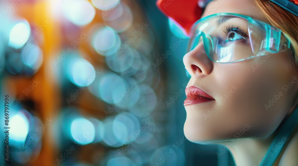 Close-up of a worker inspecting energy-efficient cooling systems in a warehouse, highlighting sustainable practices in temperature control. Close-up of a worker inspecting energy-efficient cooling systems in a warehouse, highlighting sustainable practices in temperature control.