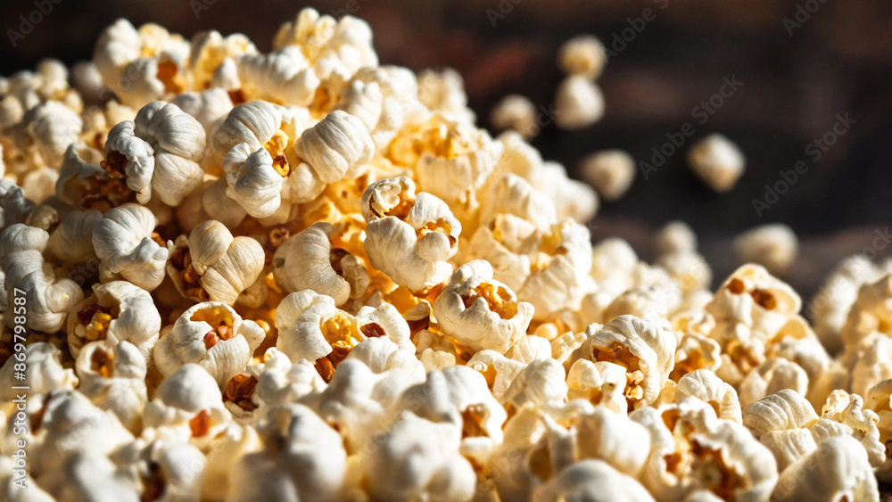 Sweet pop corn, 16:9 with copyspace, 300 dpi Sweet pop corn, 16:9 with copyspace, 300 dpi