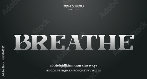 Vector elegant wedding alphabet letter font typography luxury classic serif fonts decorative vintag
