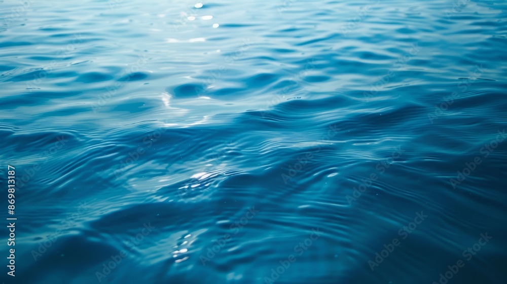 Deep blue ocean waves texture. A close up image of deep blue ocean waves, perfect for backgrounds and textures.
