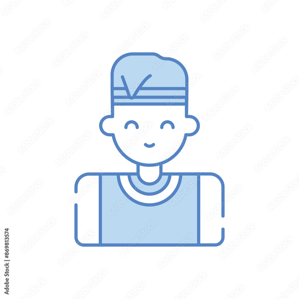 Tennis Player vector icon