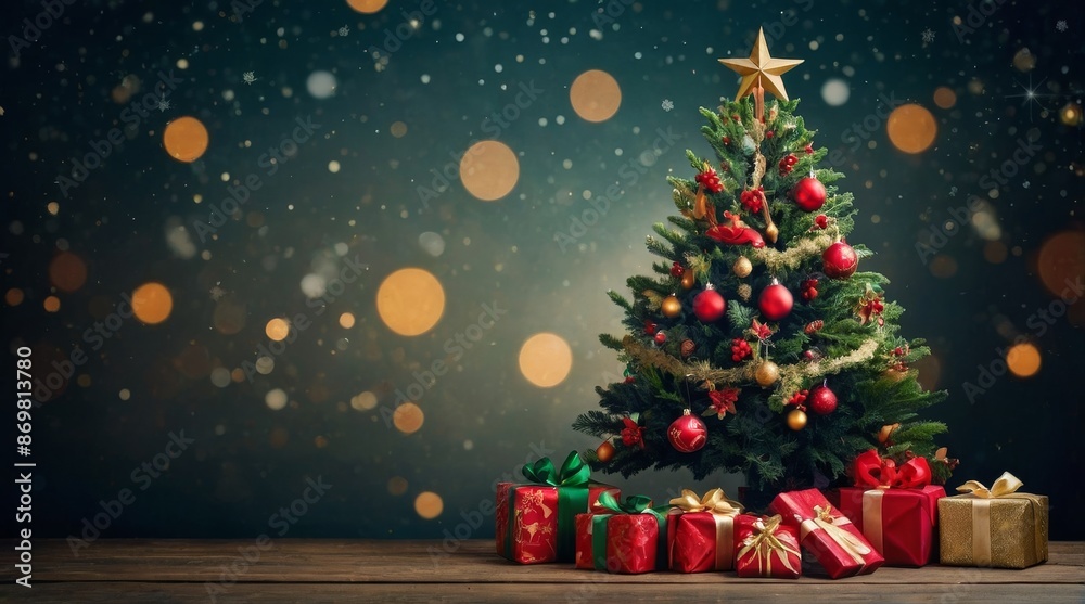 Obraz premium Christmas background design