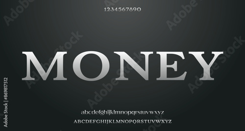 Vector elegant wedding alphabet letter font typography luxury classic serif fonts decorative vintag