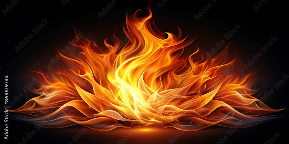 Fototapeta premium Abstract Flame Design