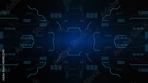 technology background abstract. technology with line digital color dot hi-tech vector. technological for web banner, background, object. 