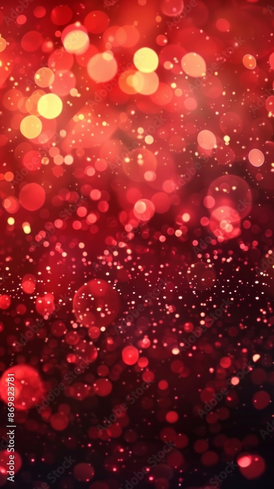 Valentine's Day abstract love wallpaper. Red glitter background. Glitter holiday bokeh. Christmas lights texture. Valentine's Day abstract love wallpaper. Red glitter background. Glitter holiday bokeh. Christmas lights texture.