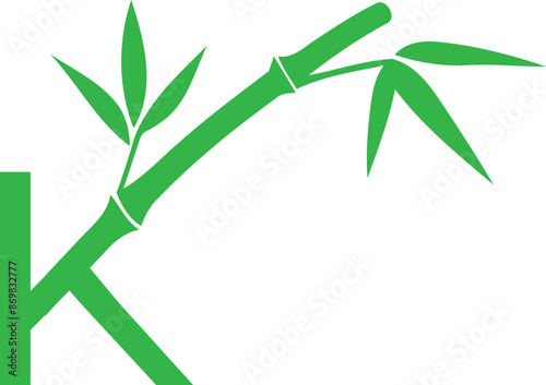 Vector K bamboo logo