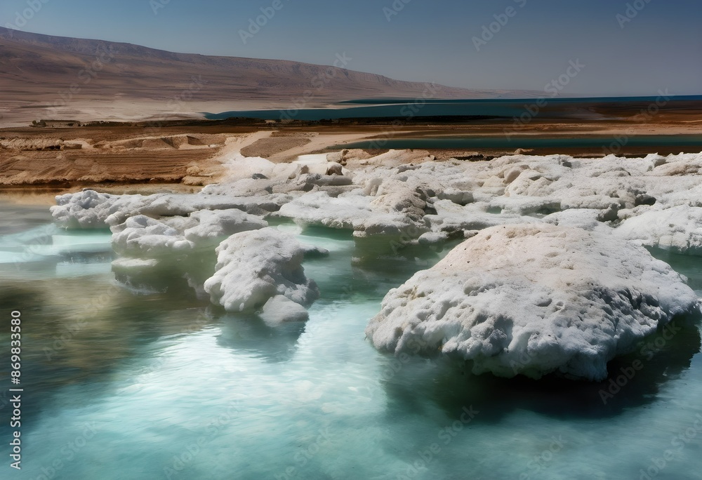 Fototapeta premium A view of the Dead Sea in Israel