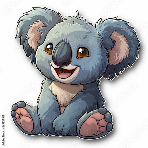 Cute Koala sticker photo