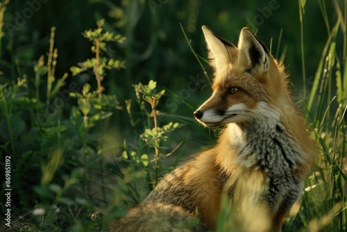 Free-Spirited Fox in Its Natural Habitat