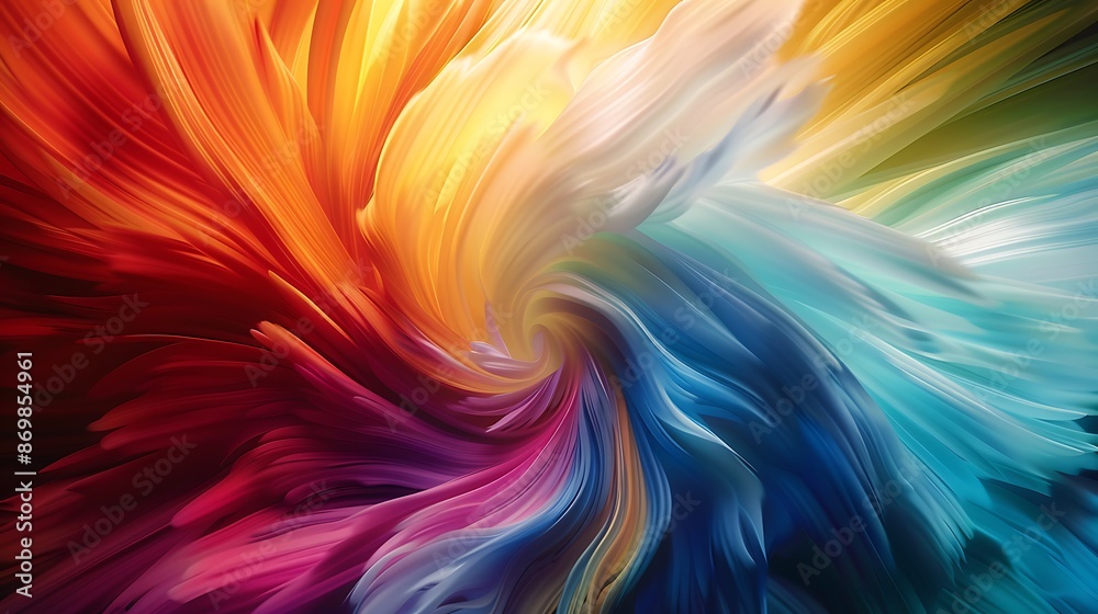 Colorful spectrum twirling gracefully, each hue contributing to a harmonious melody captured by an HD camera in stunning clarity. Colorful spectrum twirling gracefully, each hue contributing to a harmonious melody captured by an HD camera in stunning clarity.