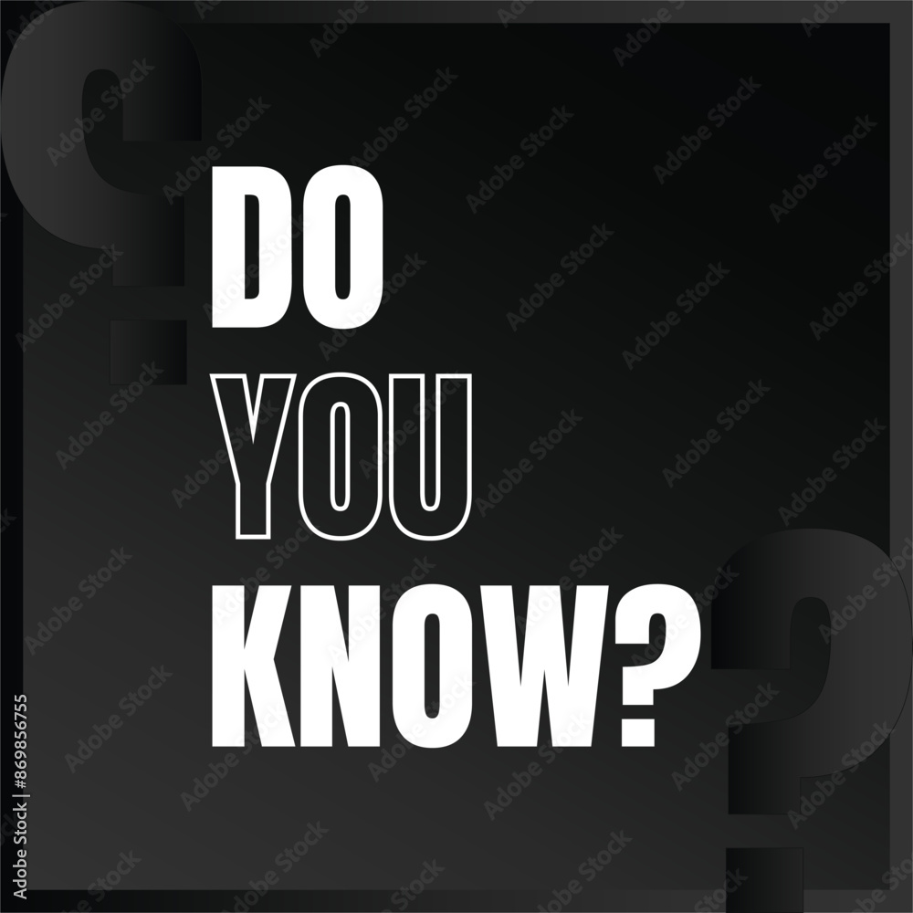 Do you know infographic learning design, Did you know fun fact education illustration, Do you know informative template design with copy space Do you know infographic learning design, Did you know fun fact education illustration, Do you know informative template design with copy space