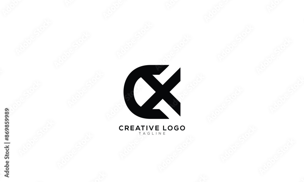 CX XC Abstract initial monogram letter alphabet logo design CX XC Abstract initial monogram letter alphabet logo design