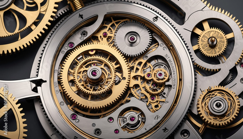 close up of a gears