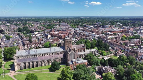 St Albans with a Beautiful Cathedral in the Summer