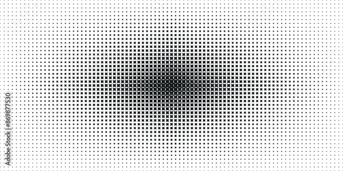 Wallpaper Mural Abstract white and grey gradient circle background with halftone dots decoration. Torontodigital.ca