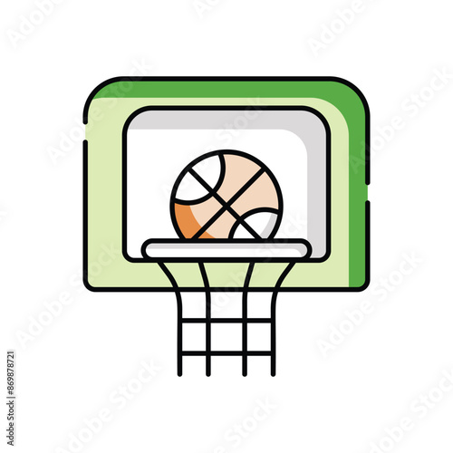 Basketball Net vector icon