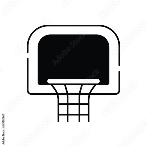 Basketball Hoop vector icon