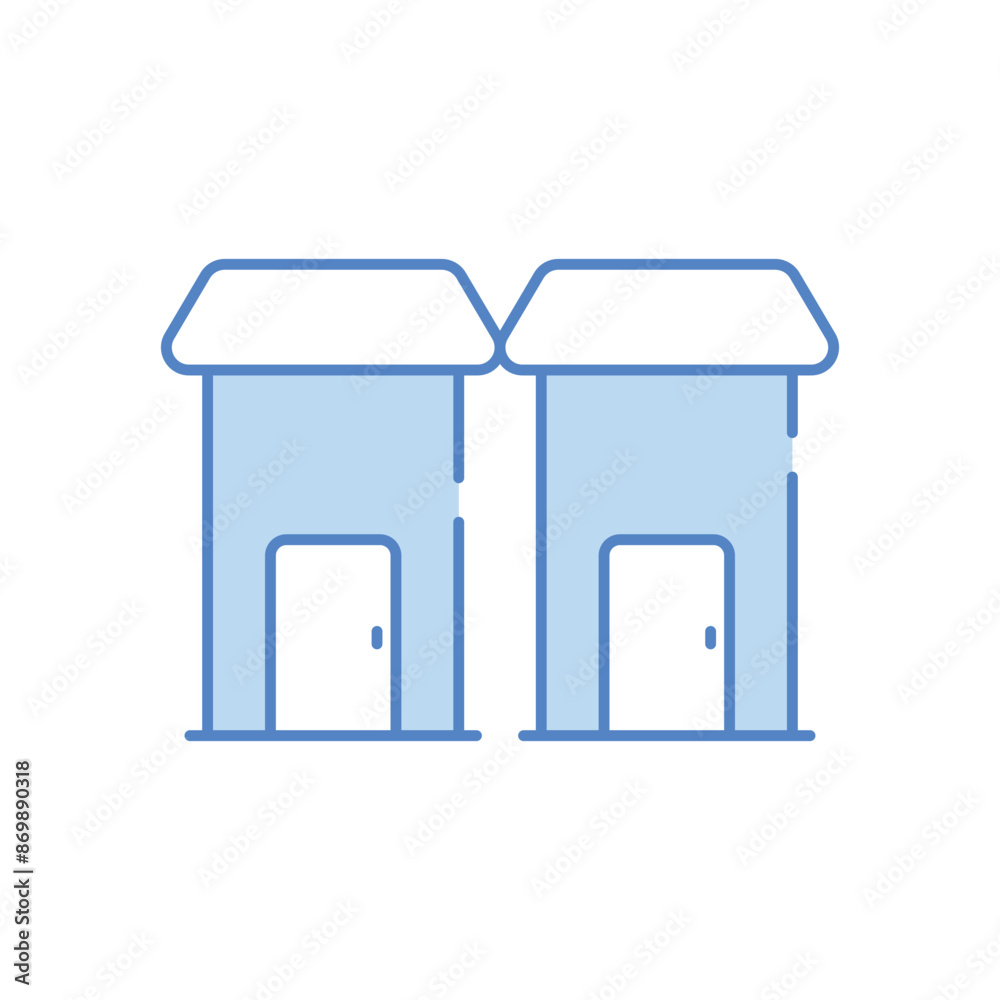 Changing Rooms vector icon