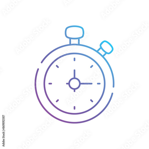 Stopwatch vector icon