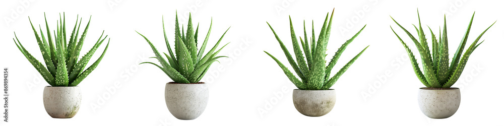 set of a stack of fresh aloe Vera slices, vibrant green, clear layers on a transparent background set of a stack of fresh aloe Vera slices, vibrant green, clear layers on a transparent background