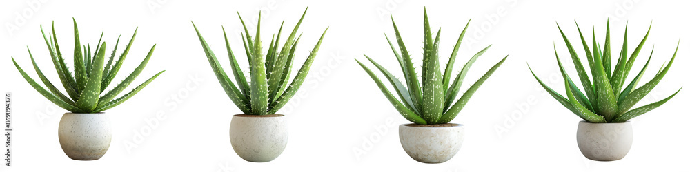 set of a stack of fresh aloe Vera slices, vibrant green, clear layers on a transparent background set of a stack of fresh aloe Vera slices, vibrant green, clear layers on a transparent background