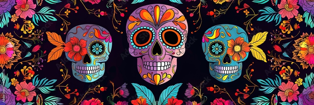 Day of the dead concept Day of the dead concept