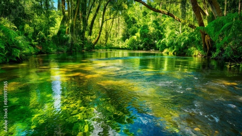 river in the forest