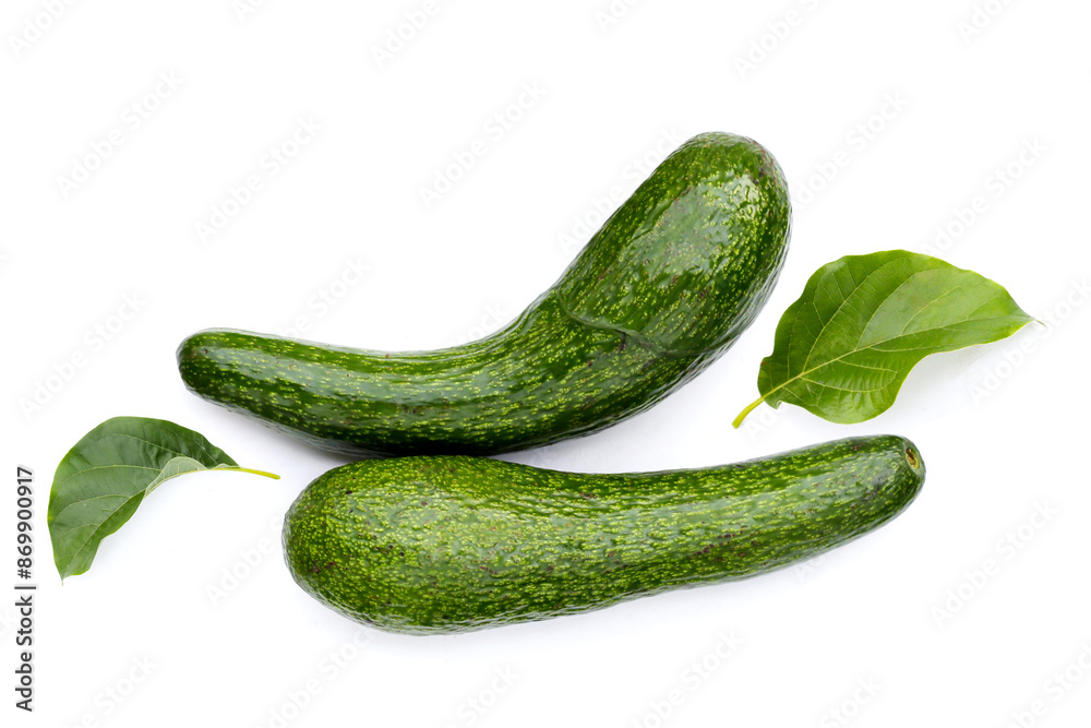 Long avocado fruit, Fresh long neck avocado