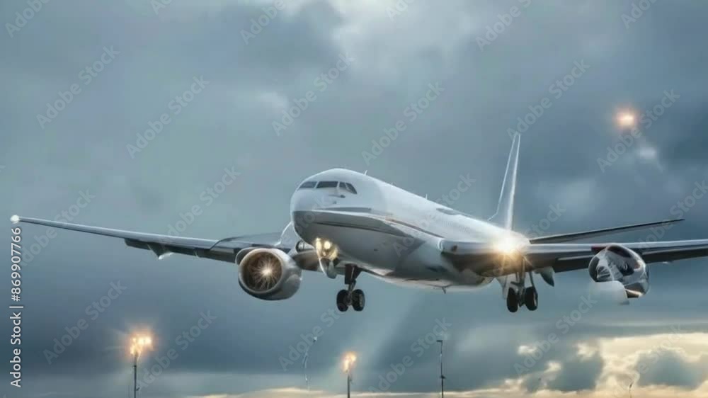 airplane in flight airplane in flight