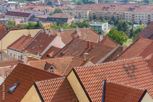 Obraz na płótnie Mikulov - zabudowa miasta w salonie