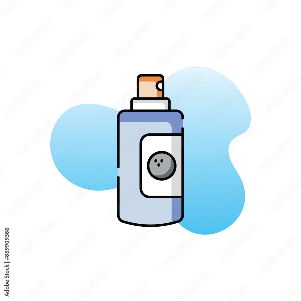 Bowling Ball Cleaner vector icon Bowling Ball Cleaner vector icon