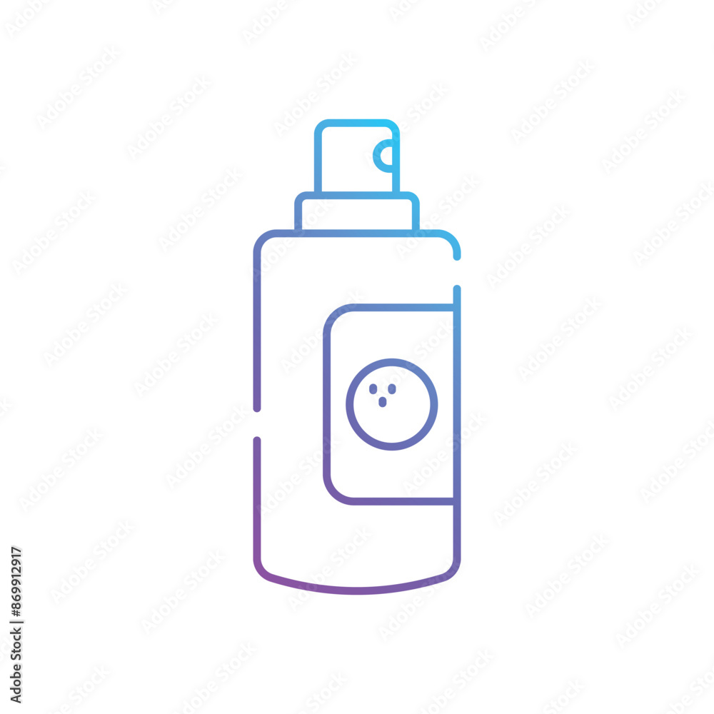 Bowling Ball Cleaner vector icon Bowling Ball Cleaner vector icon
