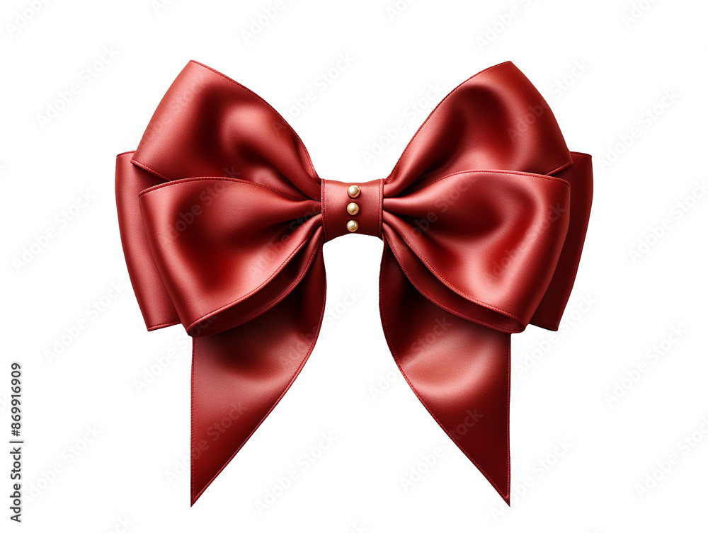 red ribbon bow isolated red ribbon bow isolated