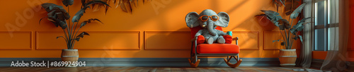 Elephant on the couch