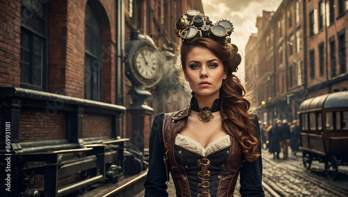 Steampunk woman (2)