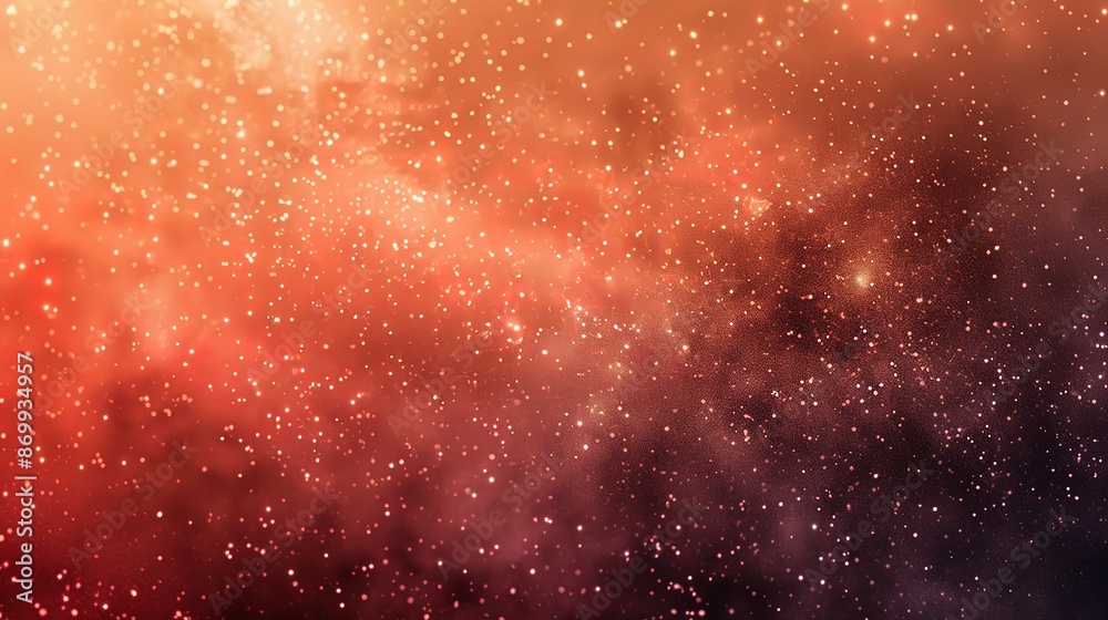 Naklejka premium Cosmic Dust and Nebula in Vibrant Hues