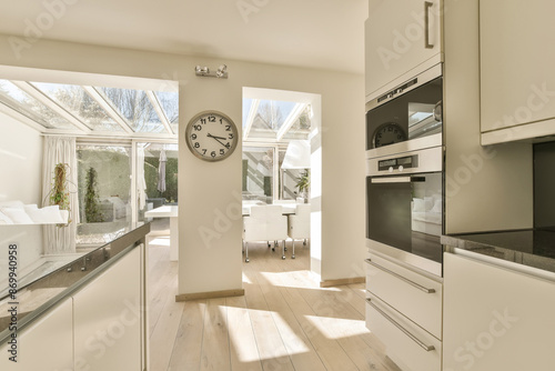 Modern kitchen interior at Jan Weilandlaan, Netherlands photo