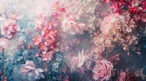Wallpaper Mural "Delicate Pastel Abstract Floral Patterns"

 Torontodigital.ca